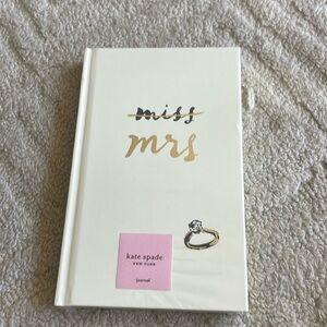 Kate Spade New York wedding journal